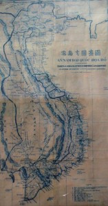 Vietnam.Carte prêtre jean-louis-taber-dated-1838