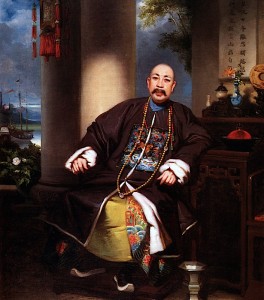 B.Lam Qua.Le marchand Mouqua.Vers 1840.Peinture à l'huile sur toile.Peabody Essex Museum